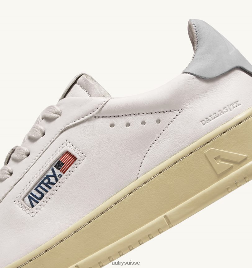 dallas baskets basses en cuir et cuir nubuck blanc 28NX00257 suisse femmes Autry