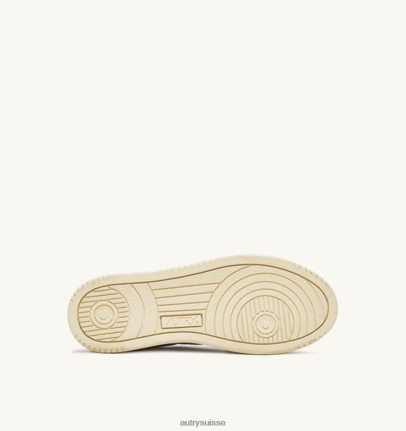 baskets basses medalist en daim et cuir blanc et bleu prince 28NX00171 suisse femmes Autry