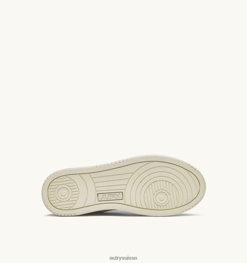 baskets basses medalist en poulain blanc 28NX00220 suisse femmes Autry