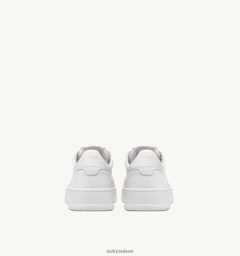 sneaker basse medalist en cuir de chèvre blanc optique 28NX00158 suisse femmes Autry