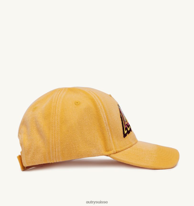 casquette logo aerobic jaune 28NX00131 suisse femmes Autry