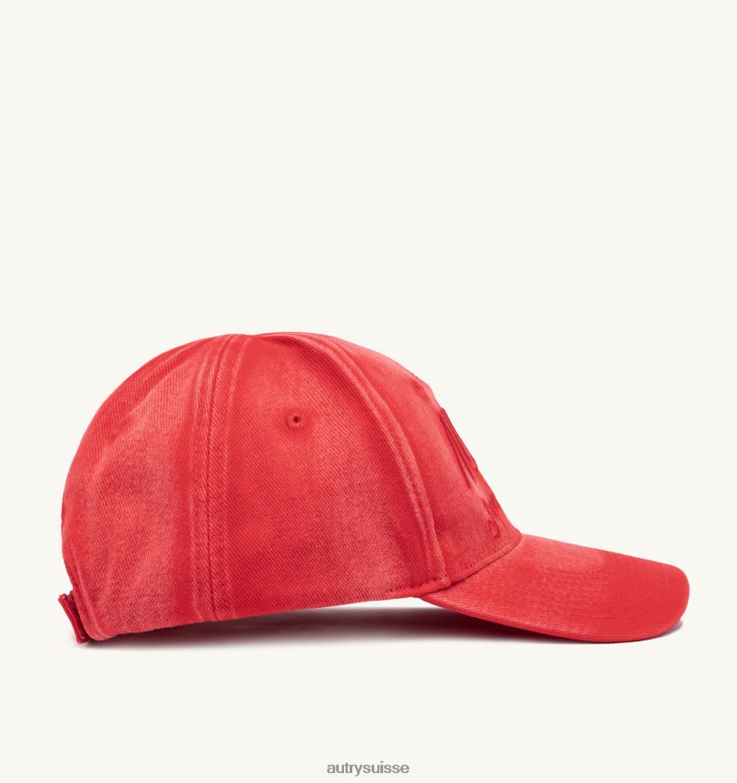 casquette logo supervintage rouge 28NX00146 suisse femmes Autry