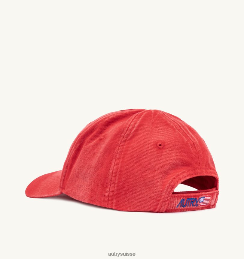 casquette logo supervintage rouge 28NX00146 suisse femmes Autry