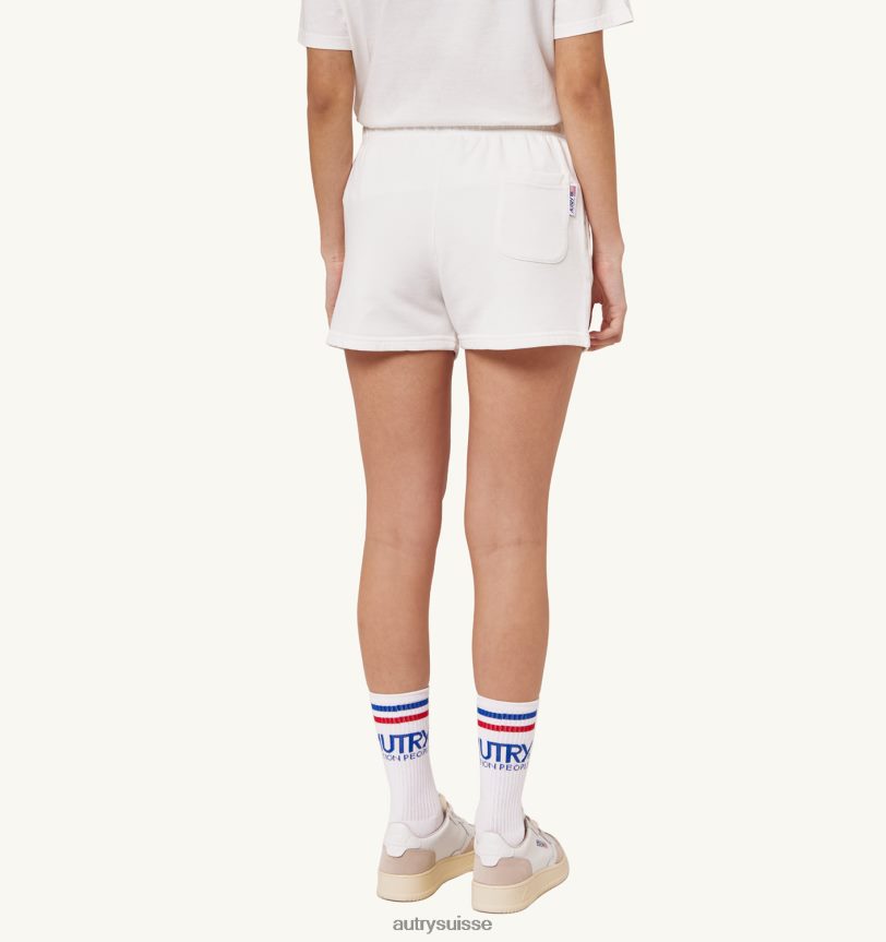 short logo iconique blanc 28NX00307 suisse femmes Autry