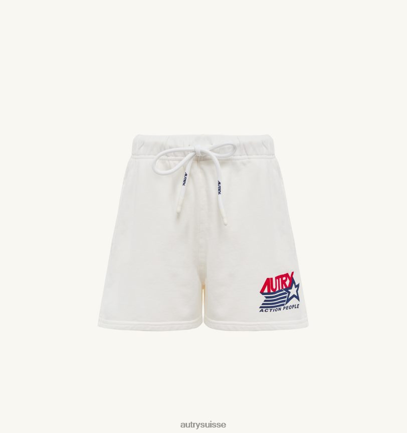 short logo iconique blanc 28NX00307 suisse femmes Autry