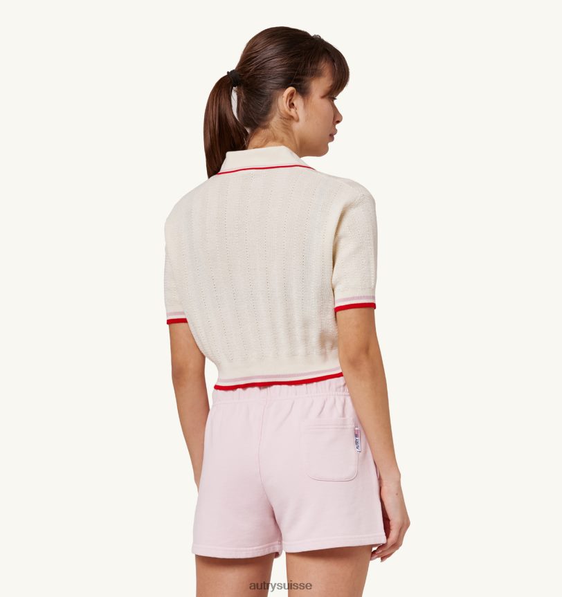 polo de tennis en maille de coton 28NX00295 suisse femmes Autry