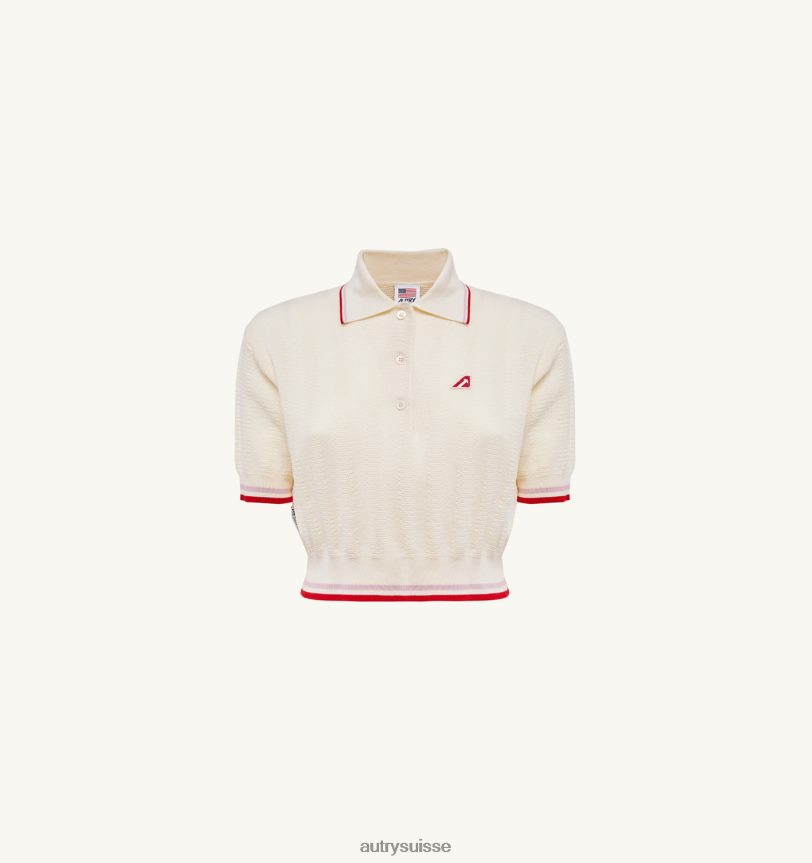 polo de tennis en maille de coton 28NX00295 suisse femmes Autry