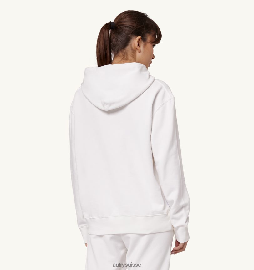 sweat capuche logo iconique blanc 28NX00278 suisse femmes Autry