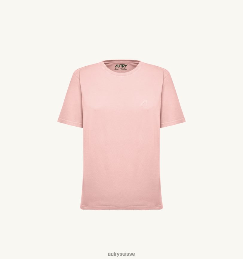 t-shirt col rond supervintage rose 28NX00279 suisse femmes Autry