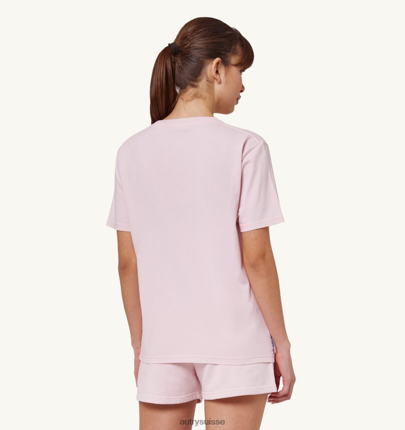 t-shirt col rond tennis rose 28NX00280 suisse femmes Autry