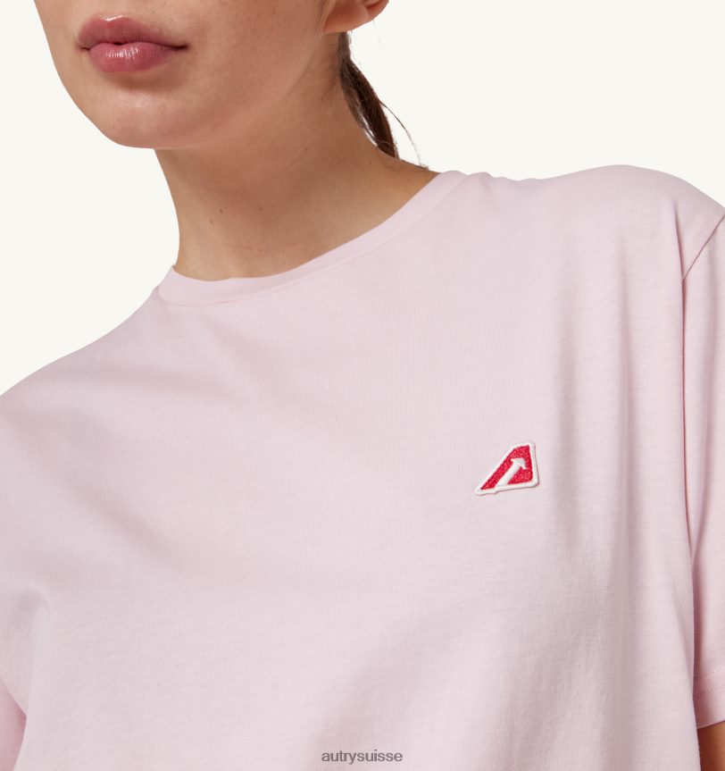 t-shirt col rond tennis rose 28NX00280 suisse femmes Autry