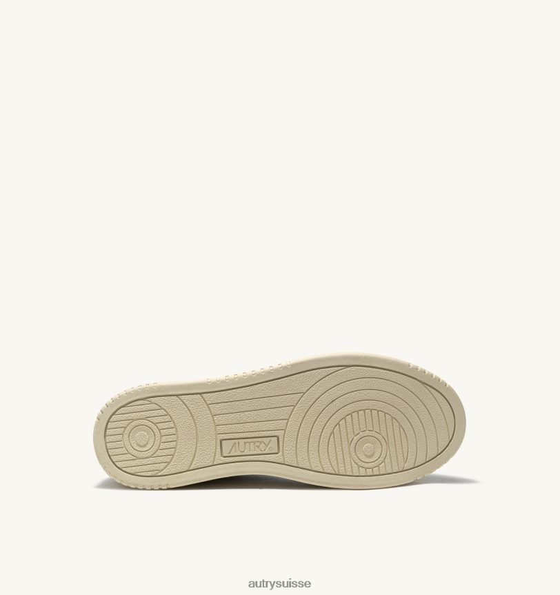 baskets basses medalist en daim et cuir blanc 28NX0012 suisse Hommes Autry