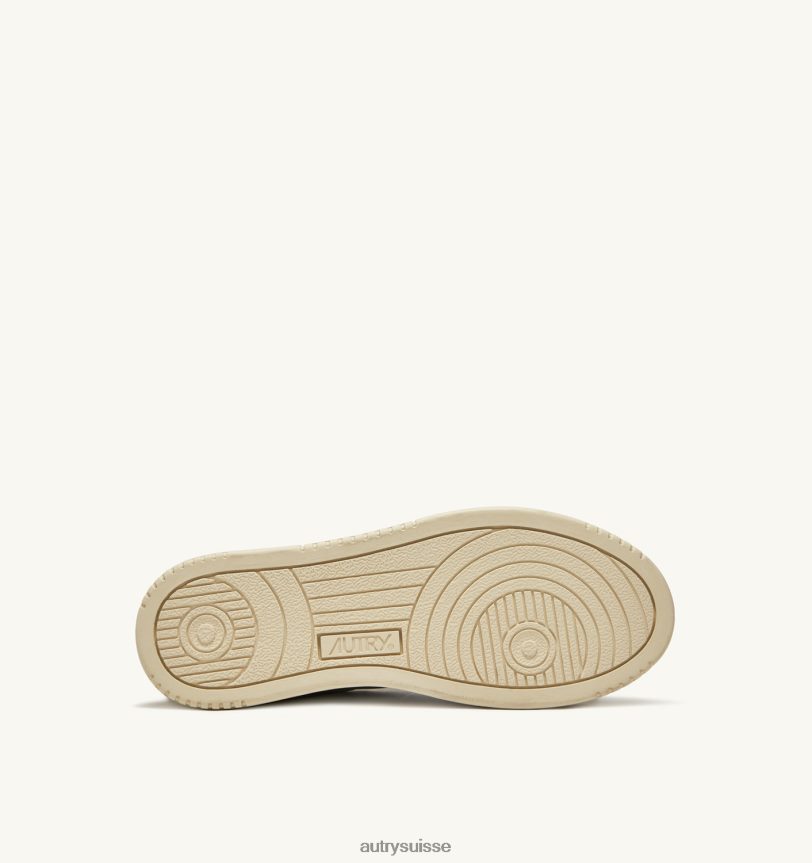 baskets basses medalist en denim militaire 28NX0056 suisse Hommes Autry