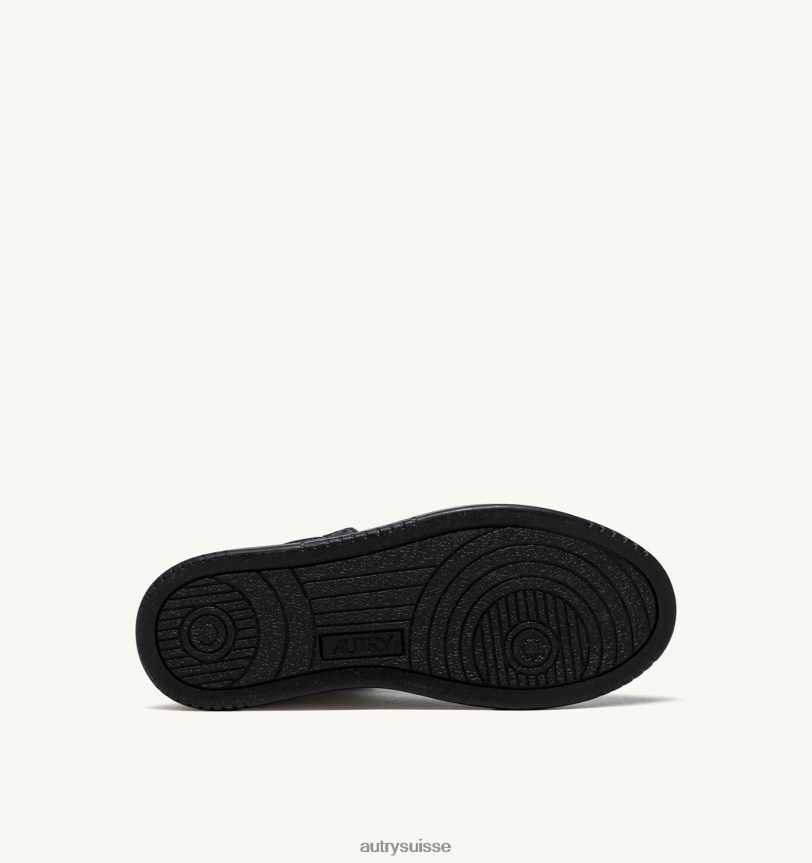 sneakers bicolores medalist mid en cuir blanc et noir 28NX0026 suisse Hommes Autry