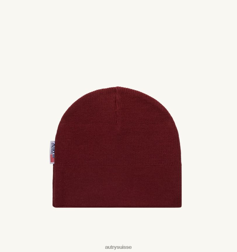 bonnet jacquard logo rouge 28NX00136 suisse Hommes Autry