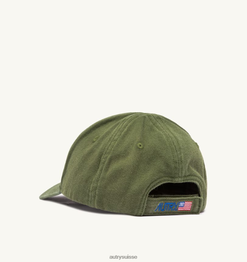 casquette logo supervintage vert 28NX00145 suisse Hommes Autry