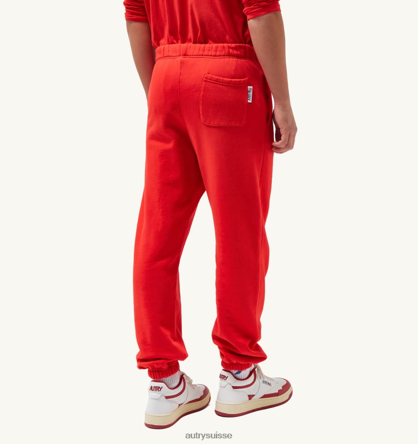 pantalon logo iconique rouge 28NX00127 suisse Hommes Autry