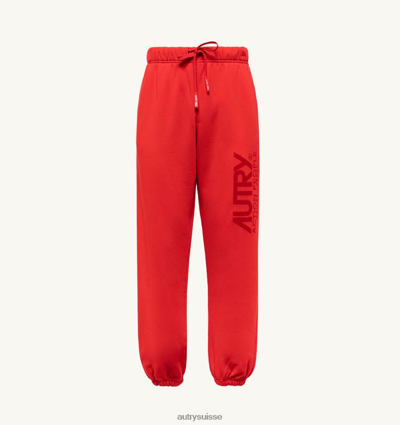 pantalon logo iconique rouge 28NX00127 suisse Hommes Autry