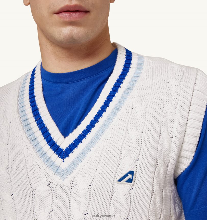 gilet à patch logo 28NX00103 suisse Hommes Autry