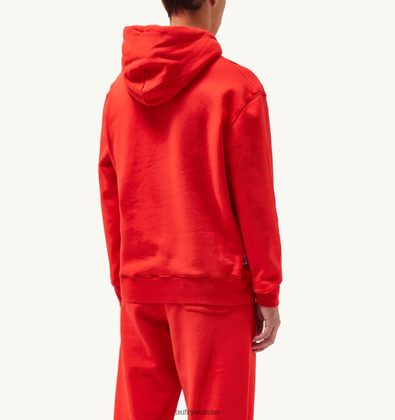 sweat capuche logo iconique rouge 28NX00112 suisse Hommes Autry
