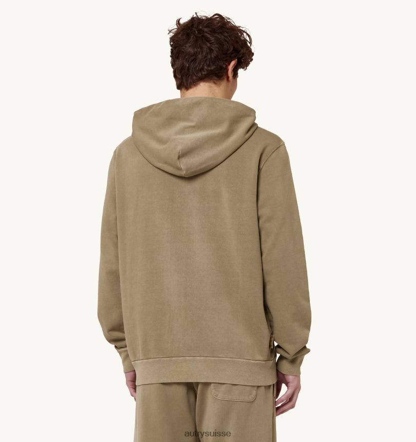 sweat à capuche supervintage vert 28NX00107 suisse Hommes Autry