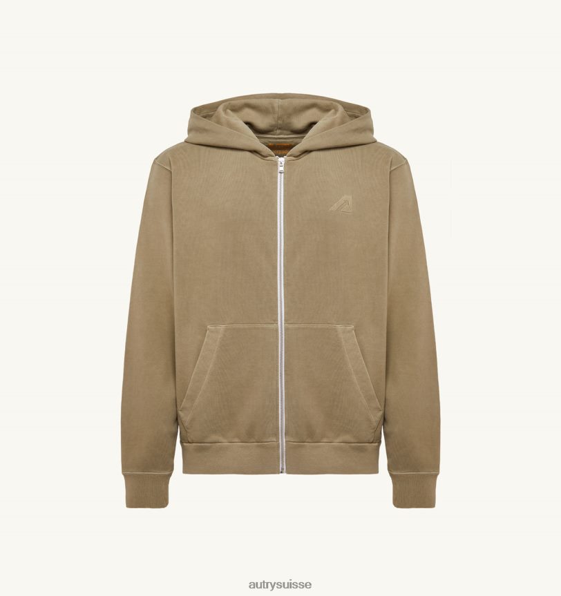 sweat à capuche supervintage vert 28NX00107 suisse Hommes Autry