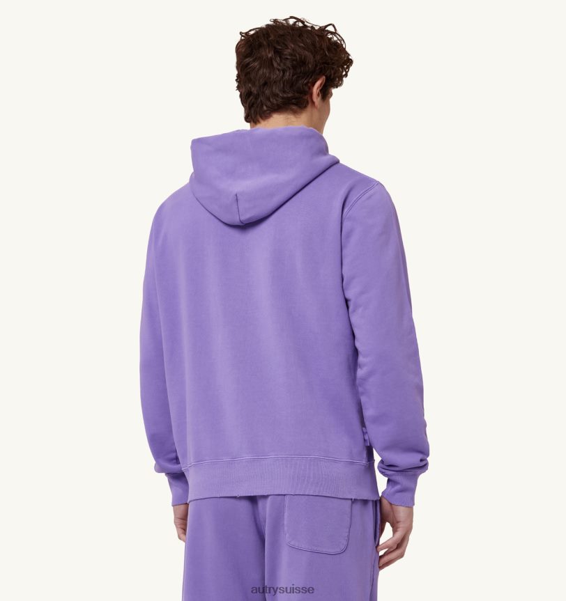 sweat à capuche supervintage violet 28NX0095 suisse Hommes Autry