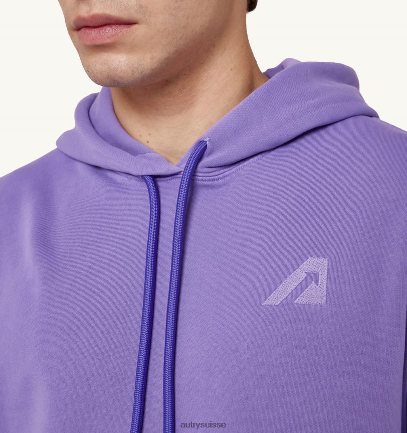 sweat à capuche supervintage violet 28NX0095 suisse Hommes Autry