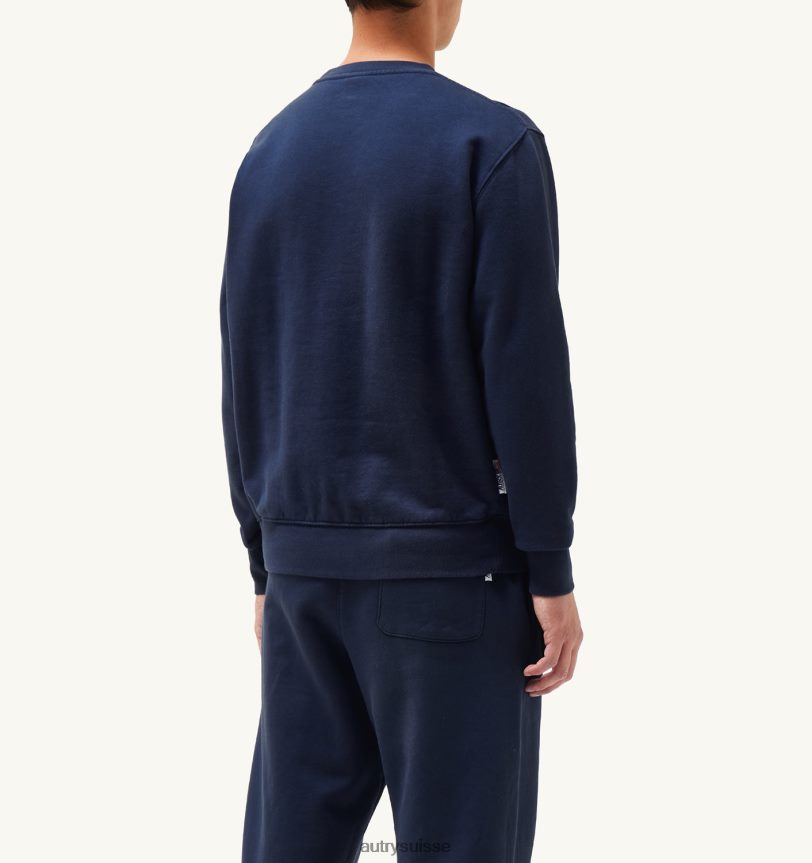 sweat col rond iconique bleu 28NX00114 suisse Hommes Autry