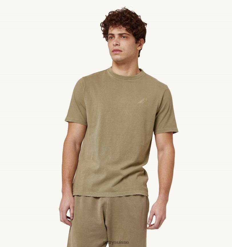 t-shirt col rond supervintage vert 28NX00108 suisse Hommes Autry